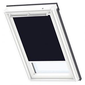 Velux Original Store Occultant (DKL), Cadre Blanc, U04, 804, 7, Bleu Foncé - Bleu Foncé