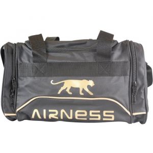 Image de Airness Grand Sac de Sport Noir et Or