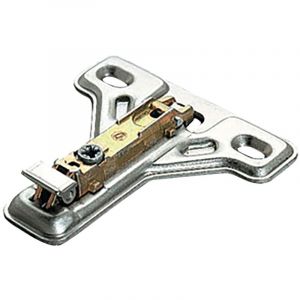 Salice Embase en acier clipsable à visser réglable 1mm - BAU3L19