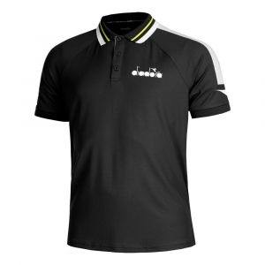 Diadora Icon Polo Hommes - Noir