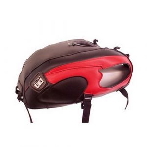 Bagster Tapis de réservoir noir/deco rouge (1377C) Kawasaki W 650