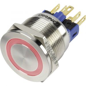 Tru Components Bouton poussoir anti vandalisme 1303040 250 V/AC 3 A 1 x Off/(On) IP65 momentané 1 pc(s)