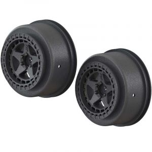 Arrma AR510096 - SC 2.2/3.0 Wheel 14mm Hex Noir (2)
