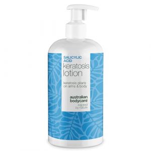 Australian Bodycare Lotion pour la kératose pilaire – lisse la peau de fraise et la chair de poule – avec acide salicylique, niacinamide et zinc PCA