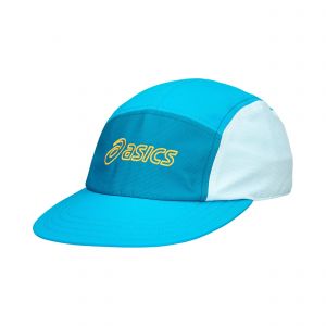 Asics Casquette 5 panneaux bleu ciel blanc - L-XL