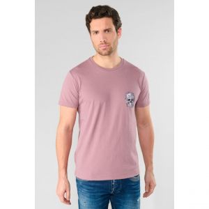 Image de Le Temps des Cerises T-shirt T-shirt santiago rose imprim&eacute;