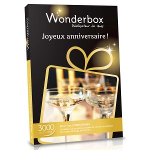 Wonderbox Joyeux Anniversaire Coffret Cadeau 3000 Activites Comparer Avec Touslesprix Com