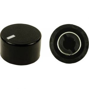 Cliff Tête de bouton rotatif CL172970 noir (Ø x h) 18.8 mm x 11.2 mm 1 pc(s)