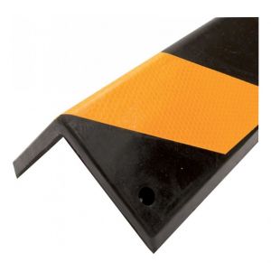 FP Cornière caoutchouc jaune noir 101x101x805mm