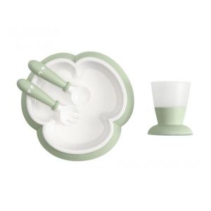 Image de BabyBjörn Ensemble Repas Bébé, Vert pastel Multicolore