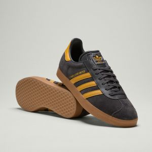 Adidas Chaussures Gazelle Manchester United - Gris/jaune Originals, pointure 40 - ['Gris'] - Taille 40