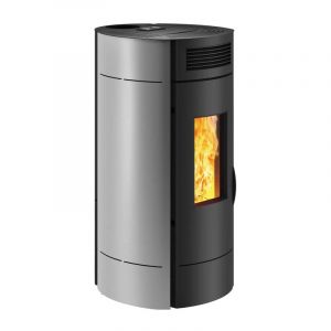 Invicta Po&ecirc;le &agrave; granul&eacute;s avec Wifi Lodi 6 - Fonte et acier - Gris - 6.4kW