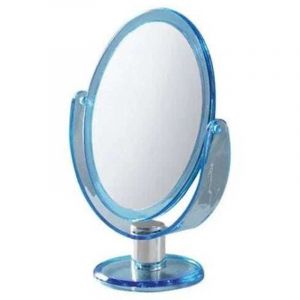 Kiamami Valentina Miroir Grossissant Sur Pied Bleu Mod&egrave;le Blister