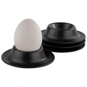 APS 83849 Coquetier en mélamine Noir 8,50 x 8,50 cm Hauteur 4,50 cm