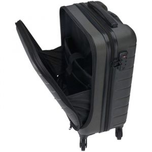 Xqmax Valise de voyage - KO-FB5000420 - 20 pouces - Gris foncé - 4 roulettes 360°
