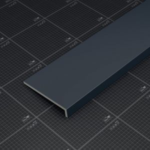 Appui de fen&ecirc;tre PVC l. 20 cm x &eacute;p. 9 mm - Anthracite - 160 cm