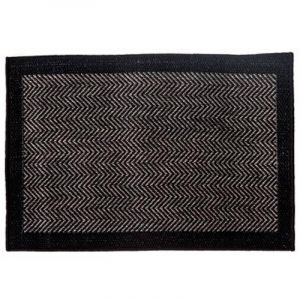 Tapis Déco "C vron" 50x80cm Noir Prix