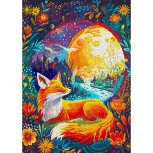 Puzzle 1000 pièces : Renard lunaire