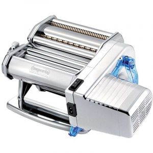 Imperia Electric Ligne Classique Machine &agrave; p&acirc;tes &eacute;lectrique Fabrique en Italie. Machine &agrave; p&acirc;tes fra&icirc;ches avec moteur &eacute;lectrique. Laminatrice &eacute;lectrique Lasagnes, Tagliolini, Fettuccine.