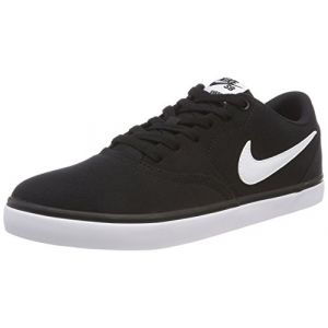 Nike Chaussure de skateboard SB Check Solarsoft Canvas pour Homme - Noir - Taille 46 - Male