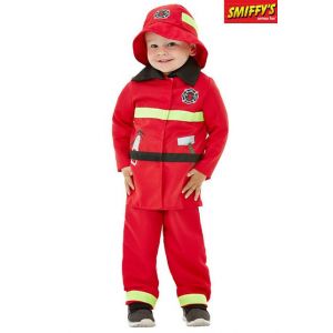 Smiffy's D&eacute;guisement pompier rouge gar&ccedil;on - Taille: 4-6 ans (115/128 cm)
