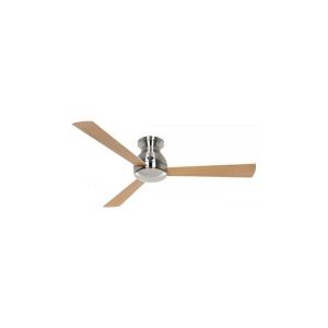 Casafan Ventilateur de Plafond Eco Pallas 142cm Chrome Erable Hetre - 314270