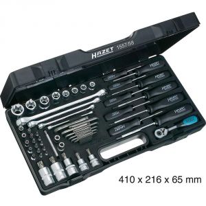 Hazet 1557/58 - Set de clés à douilles Torx 58 pièces