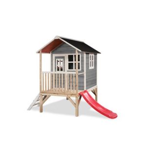 Exit Toys Maisonnette en bois Loft 300 - gris