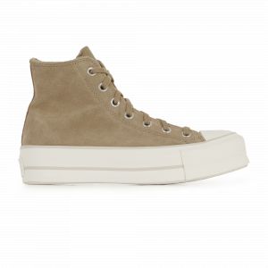 Converse Chuck Taylor All Star Lift Platform Suede Nomad Khaki/Desert Sand/Egret 36