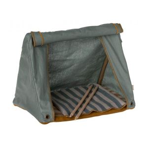 Maileg Tente happy camper, souris - h: 18 cm x l : 23 cm x l: 15,5 cm