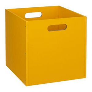 Boite de Rangement "Evy" 31x31cm Jaune Moutarde Prix