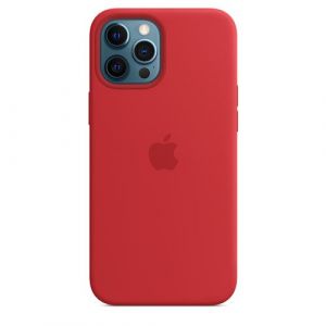 Image de Apple Coque iPhone 12 Pro Max Silicone rouge MagSafe