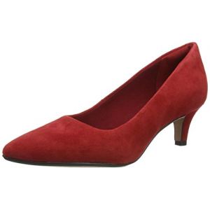 Image de Clarks Linvale Jerica, Escarpins Femme, Rouge cerise, 39 EU