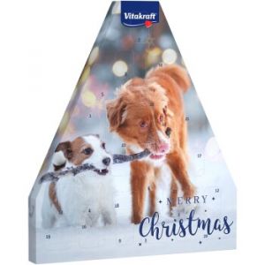 Vitakraft Calendrier de l'Avent pour Chiens, composé avec Amour, sélection de délicieuses collations, pour la période de Noël, friandises pour Chien, pour Tous Les âges (1 x 244 g)