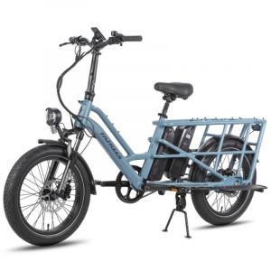 Bicicleta El&eacute;ctrica Fafrees FF20 CUV 250W 48V 24Ah 20" Doble Bater&iacute;a Azul