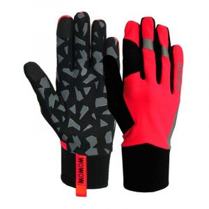 Wowow Gants Longs Early Fog L Red Fluo