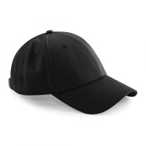 Beechfield - Casquette six panneaux AIR - Mixte (Taille Unique) (Noir) - UTRW6216