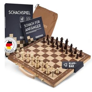 Jeu d'échecs jeu d'échecs échiquier figurines d'échecs jeu d'échecs en bois backgammon en bois jeu - Comme neuf