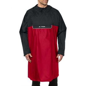 Vaude Wheeled Poncho Mixte Adulte, Indian Red, FR : M (Taille Fabricant : M)