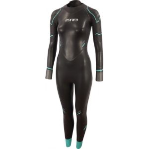 Zone3 Advance Wetsuit Women, black/turquoise/gun metal M Combinaisons néoprènes