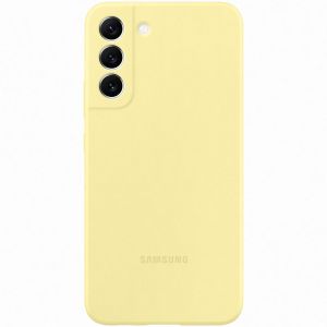 Samsung Coque S22+ Silicone jaune