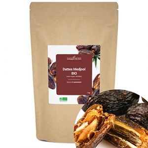 La Compagnie des Sens Dattes Medjool BIO - Fruits séchés en vrac - 1kg
