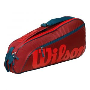 Wilson Junior Housse De Raquette Lot De 3 - Rouge