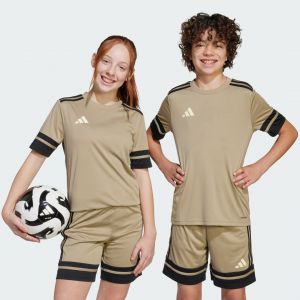 Adidas Mixte Enfant SQUADRA25 Jersey Short Sleeve Kids, Blanch Cargo/Black/Warm Vanilla, 13-14 Years
