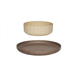 Assiette mini et bol enfant OYOY Living Design