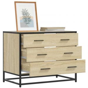 VidaXL Commode chêne sonoma 70x41x56 cm bois d'ingénierie