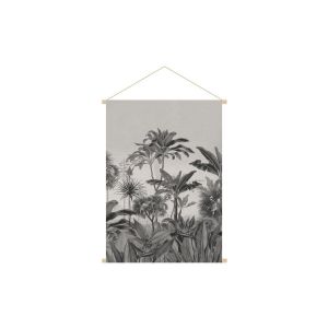 Miliboo Kakémono tableau en toile suspendue forêt tropicale et L40 x H60 cm BORNEO