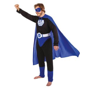 Ruedelafete Déguisement super-marié - adulte - bleu, noir