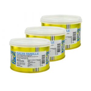 Olympos - Lot 3x Halva &agrave; la vanille - Bo&icirc;te 400g