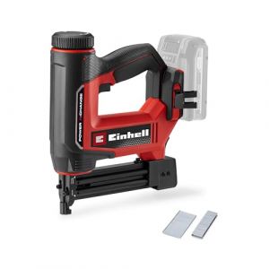 Einhell Agrafeuse-cloueuse sans fil TE-CN 18/32 Li-Solo Power X-Change (18 V, 20 coups/min, agrafes 25 mm max., clous 32 mm max., avec 300 agrafes/300 clous, sans batterie)